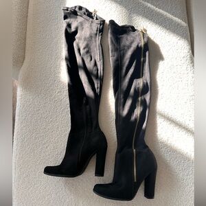 Elegant Black Over-the-Knee Boots